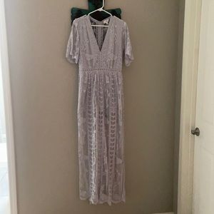 Socialite Lace Maxi Dress Large